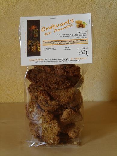 Croquants aux Amandes, paquet