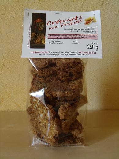 Croquants aux Pralines, paquet
