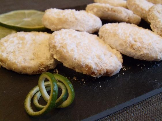 Fondants au citron vert, présentation