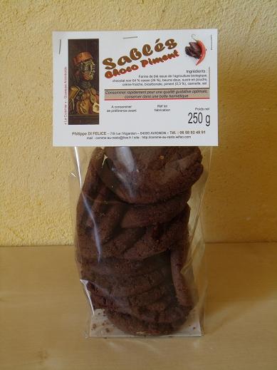 Sablés Choco Piment, paquet